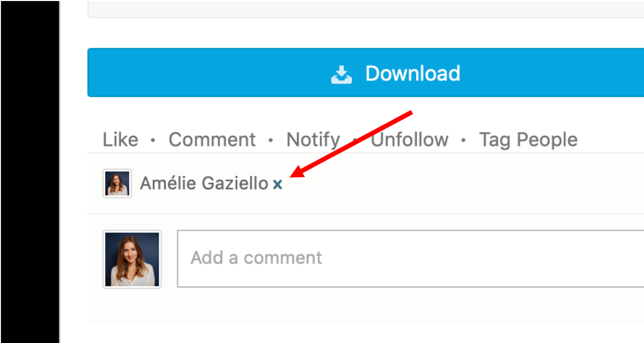 Add or remove photo tags